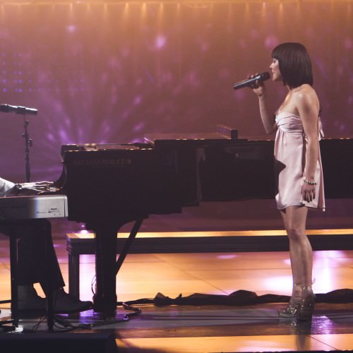Émilie Lévesque et Roger Hodgson au piano
